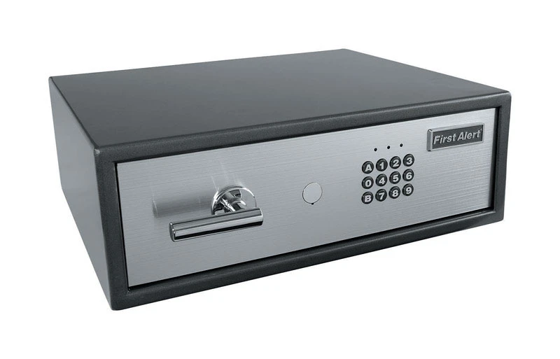 First Alert 0.78 cu. ft. Digital Lock Gray Security Safe