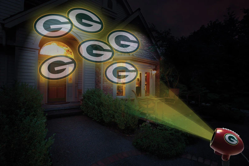 Sporticulture Green Bay Packers Projector Light Plastic 1 pk