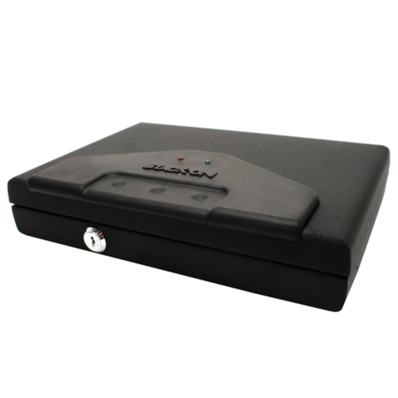 Stack-On Portable Security Electronic Lock Black Travel Safe