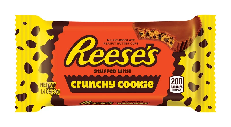 Hershey's Reese's Crunchy Cookie Peanut butter/Chocolate Candy 1.4 oz.