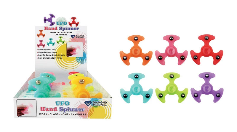 Diamond Visions UFO Fidget Spinner Plastic 1 pk