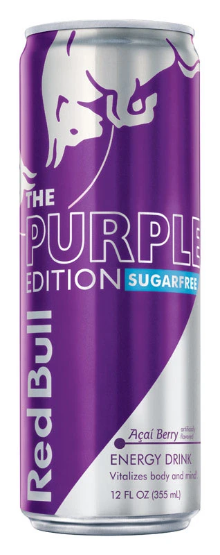 Red Bull The Purple Edition Sugar Free Energy Drink 12 oz. Acai Berry