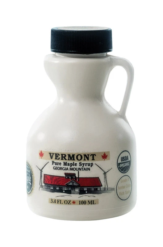 Georgia Mountain Maples Vermont Pure Syrup 3.4 oz. Jug