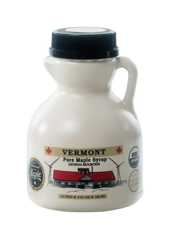 Georgia Mountain Maples Vermont Pure Syrup 1/2 pt. Jug