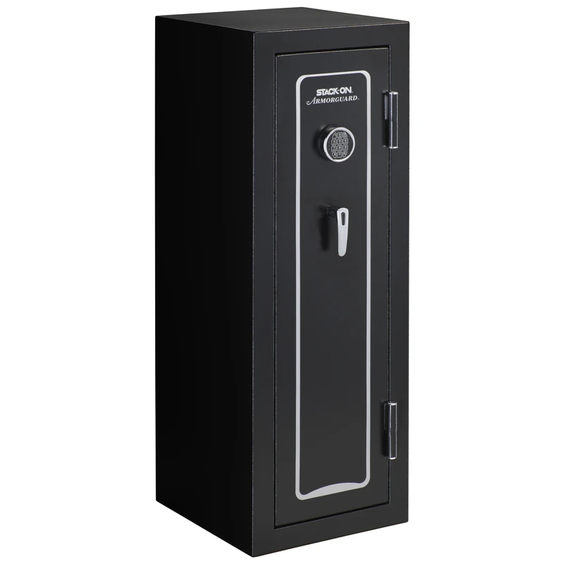 Stack-On  Armorguard  7.28 cu. ft. 18 Gun Capacity Electronic Lock  Black  Gun Safe