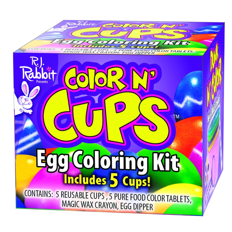 Easter Unlimited Easter Plastic 1 each Color N' Cups Egg Coloring Kit