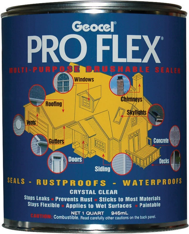 Geocel Pro Flex 1 Qt. Multi-Purpose Brushable Sealant