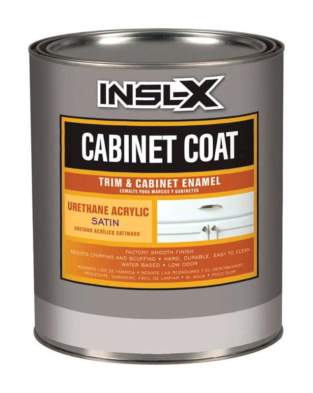 Insl-X  Cabinet Coat  Tintable Base  Satin  Tint Base  Urethane Acrylic Enamel Trim and Cabinet Pain