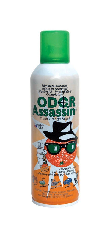 Odor Assassin Convenient Sprays Orange Scent Odor Control Spray 6 oz. Liquid