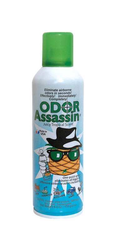 Odor Assassin Convenient Sprays Juicy Tropical Scent Odor Control Spray 6 oz. Liquid