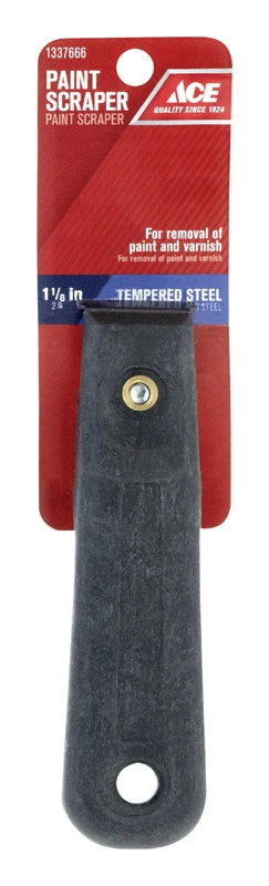 Ace 1-1/8 in. W Carbon Steel Double Edge Paint Scraper