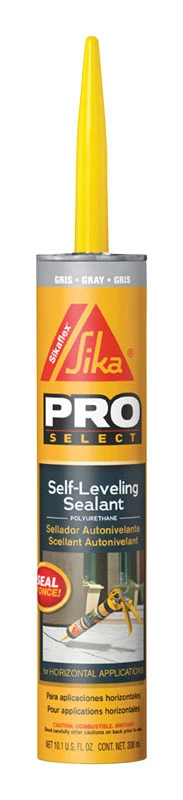 Sika Pro Select Gray Polyurethane Concrete Self-Leveling Sealant 10.1 oz.