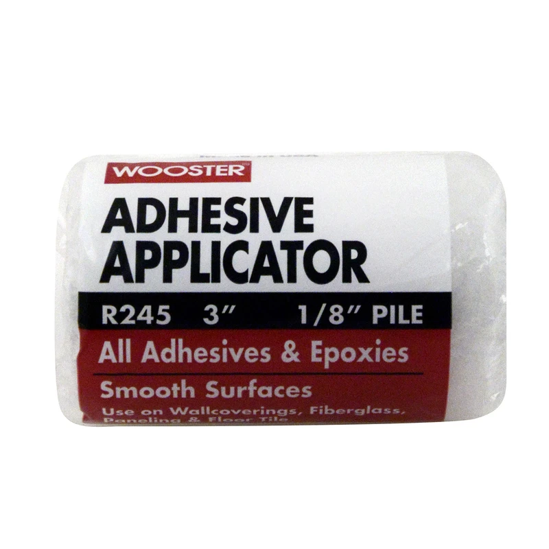 Wooster Fabric 1/8 in. x 3 in. W Regular Adhesive Applicator Roller Cover 1 pk