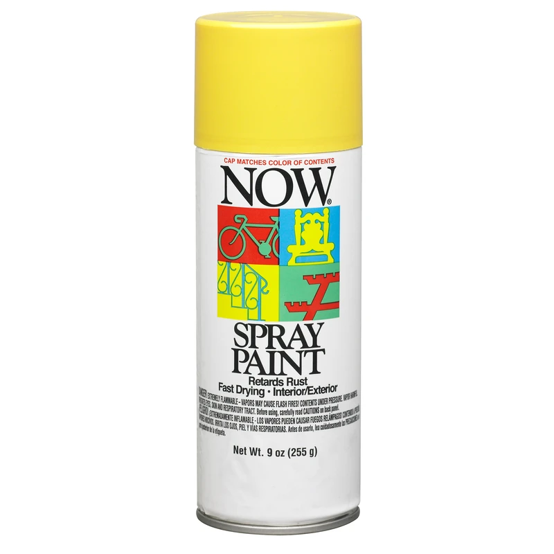 Now Gloss Sunshine Yellow Spray Paint 9 oz.