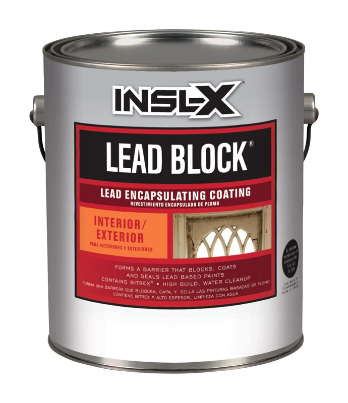Insl-X Lead Block Eggshell White Water-Based Acrylic Lead Encapsulating Coating 1 gal.