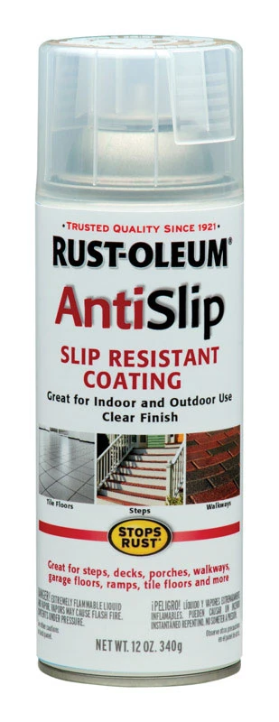 Rust-Oleum Stops Rust Anti Slip Clear Spray Paint 12 oz.