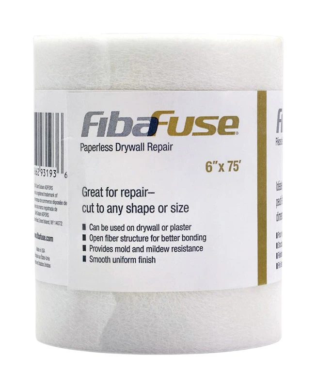 ADFORS FibaFuse 75 ft. L x 6 in. W Fiberglass White Paperless Drywall Tape