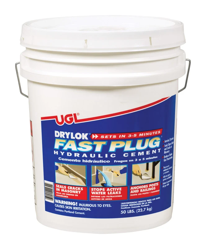 Drylok Fast Plug Hydraulic Cement 50 lb.