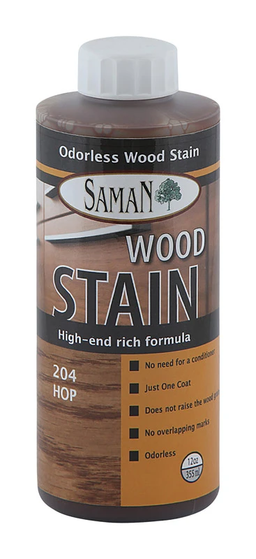 Saman Semi-Transparent Hop Water-Based Wood Stain 12 oz.