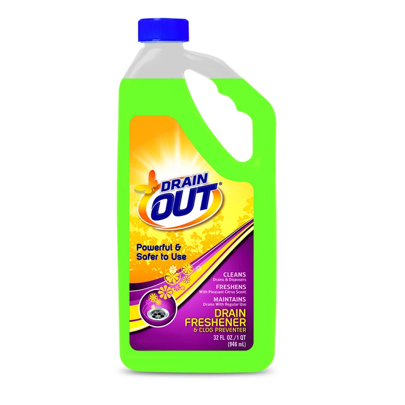 DrainOUT Liquid Drain Freshener and Clog Preventer 32 oz.