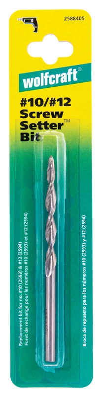 Wolfcraft Screw Setter 4.5 mm x 3.15 in. L High Speed Steel Tapered Drill Bit 1 pc.