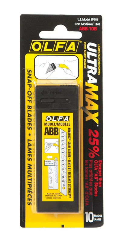 OLFA UltraMax Snap Blade Replacement Blade 10 pk