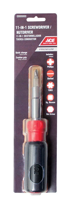 ACE 1/4 in. x 4 in. L Hex Multi-Bit Screwdriver 6 pc.