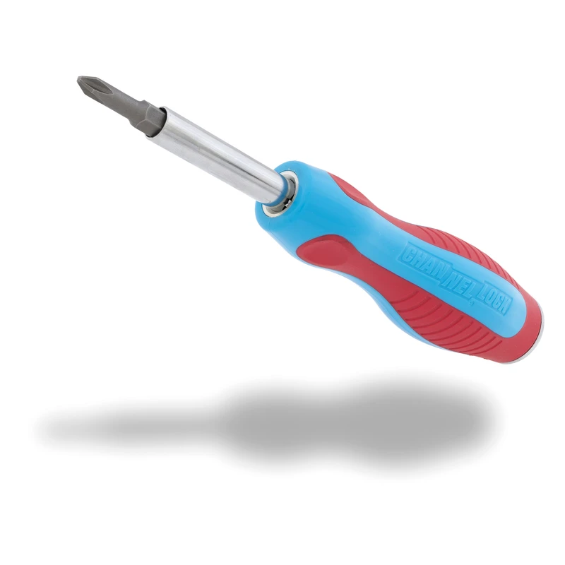 Channellock Code Blue assorted in. x 4 in. L Phillips/Slotted Multi-Bit Screwdriver 1 pc.