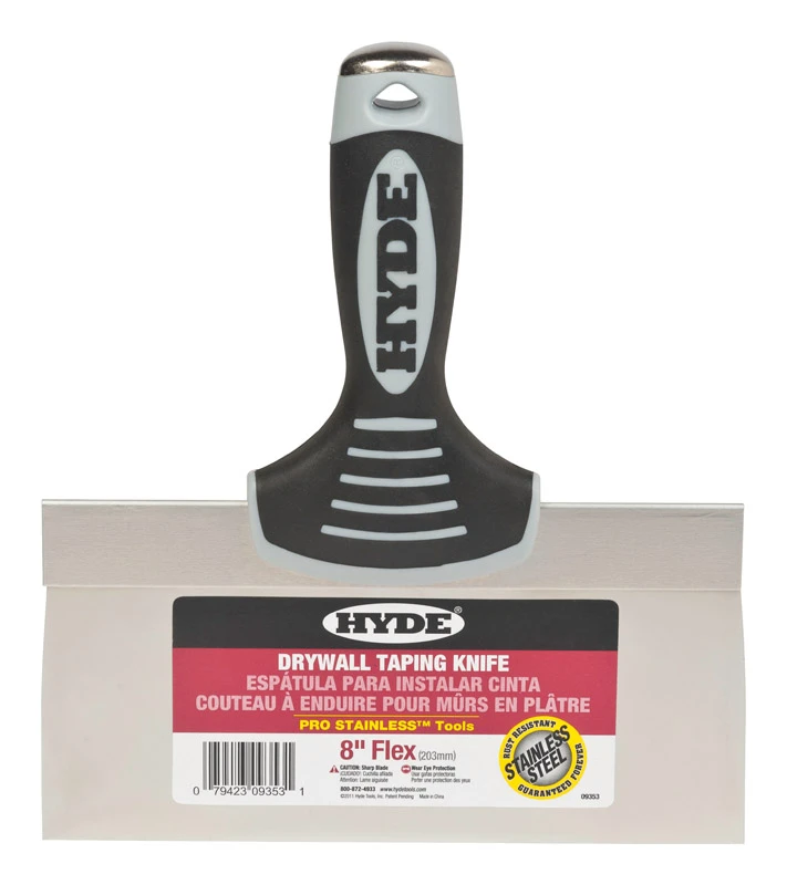 Hyde Pro Stainless Steel Taping Knife 9.6 in. H x 8 in. W x 8 in. L