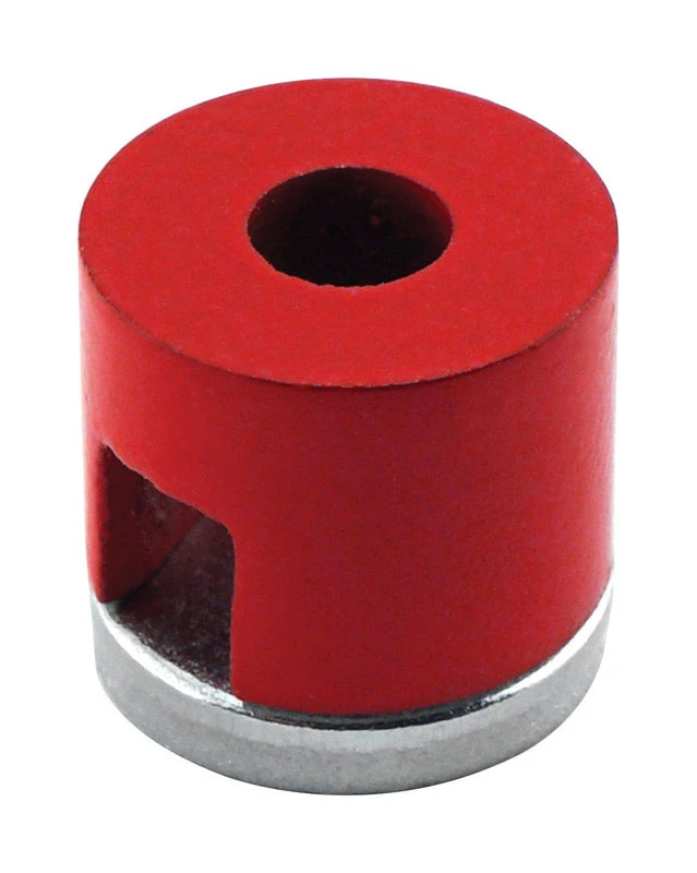 Master Magnetics .375 Dia. in. Alnico Work Holding Magnet 1.5 lb. pull 5.5 MGOe Red 1 pc.