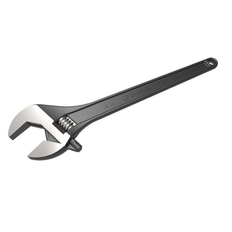 Crescent 18 in. L Tapered Handle Adjustable Wrench 1 pc.