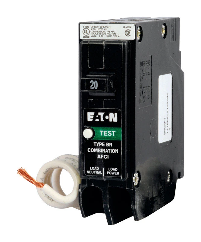 Eaton 20 amps Plug In Single Pole Circuit Breaker