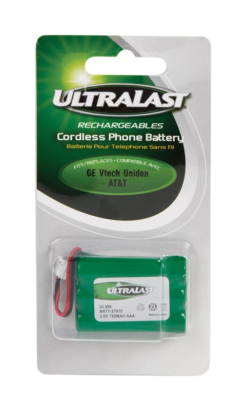 Ultralast NiMH AAA 3.6 volt Cordless Phone Battery BATT-27910 1 pk