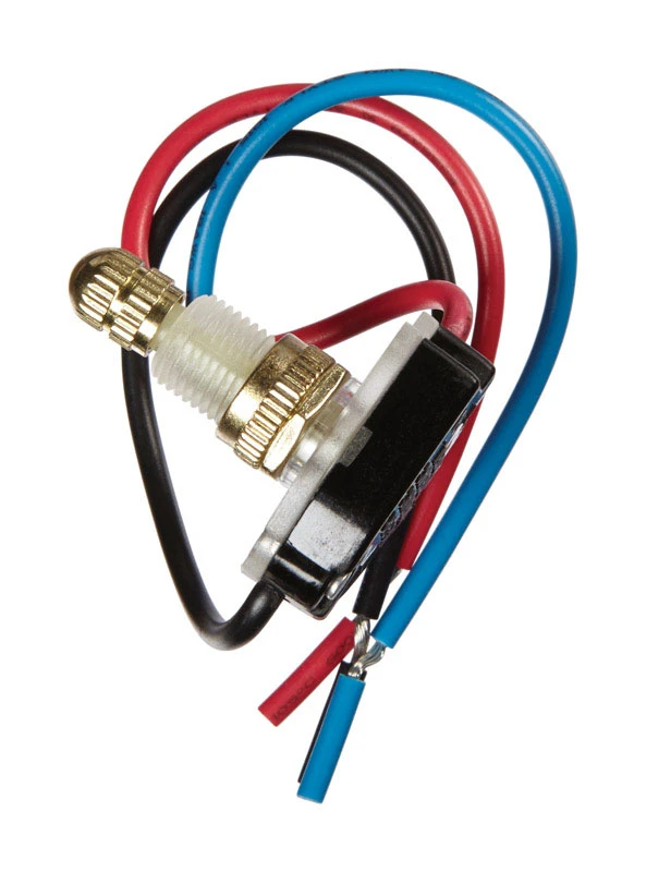 Jandorf 6 amps Single Pole or 3-way Rotary Appliance Switch Brass 1 pk