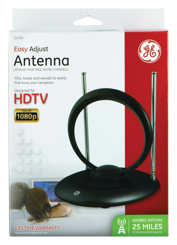 GE Indoor HDTV/UHF Antenna 1 pk