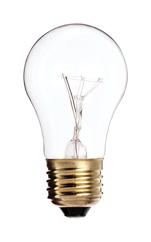 Satco 40 watts A15 A-Line Incandescent Bulb E26 (Medium) Soft White 1 pk