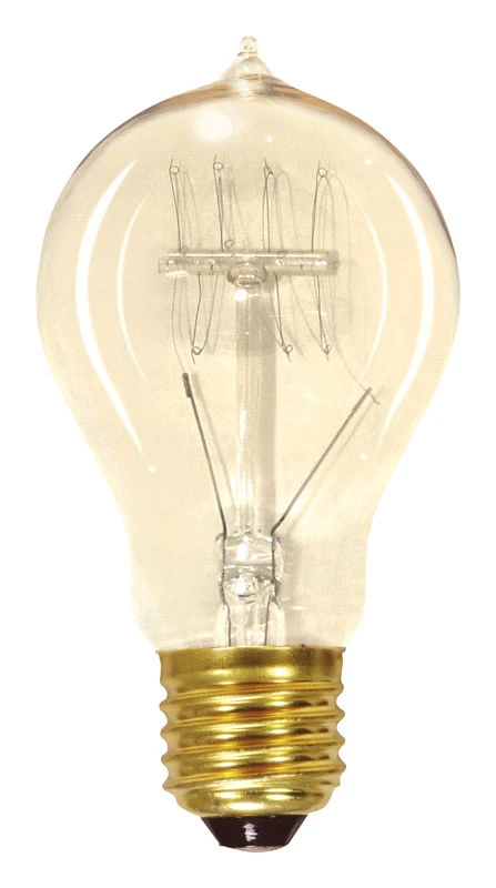 Satco 40 watts A19 Specialty Incandescent Bulb E26 (Medium) Soft White 1 pk