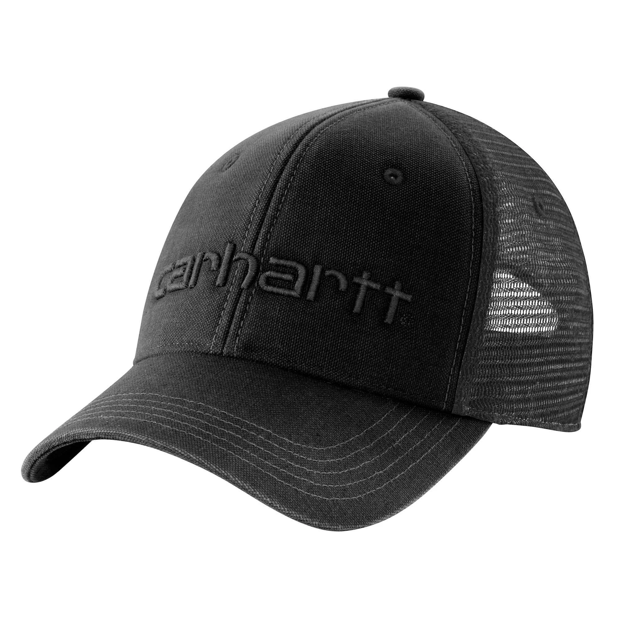 Canvas Mesh-Back Logo Graphic Cap