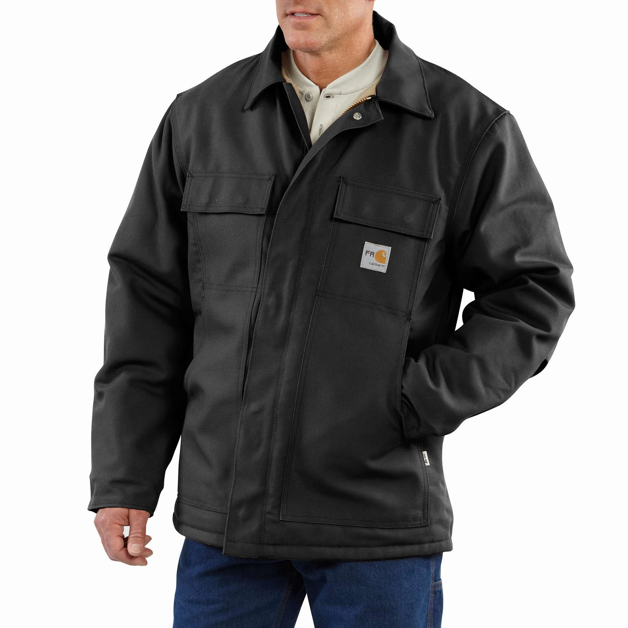 Flame-Resistant Duck Traditional Coat/Quilt-Lined