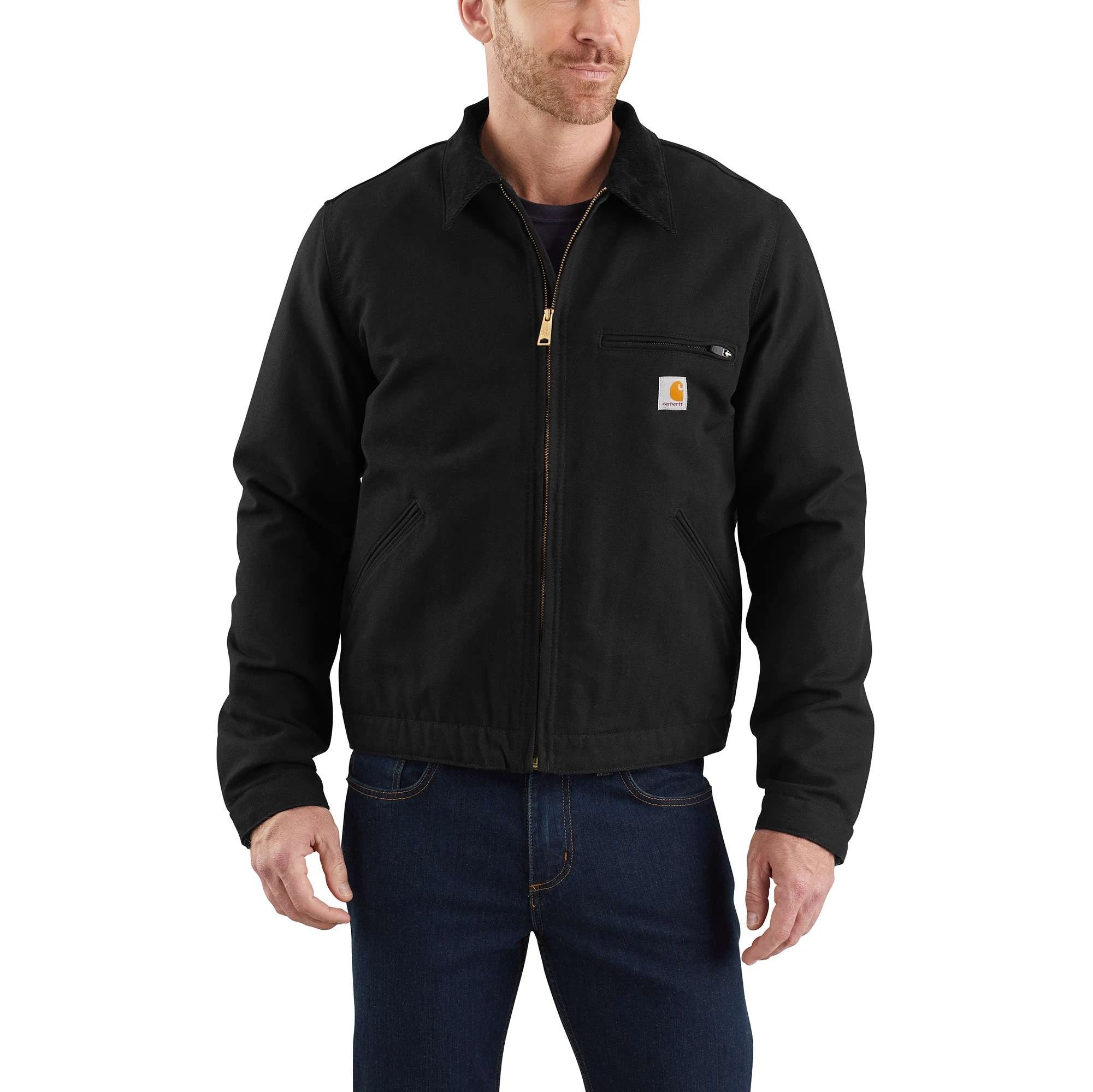 Carhartt Relaxed Fit Duck Blanket-Lined Detroit Jacket Carhartt Relaxed Fit Duck Blanket-Lined Detroit Jacket
