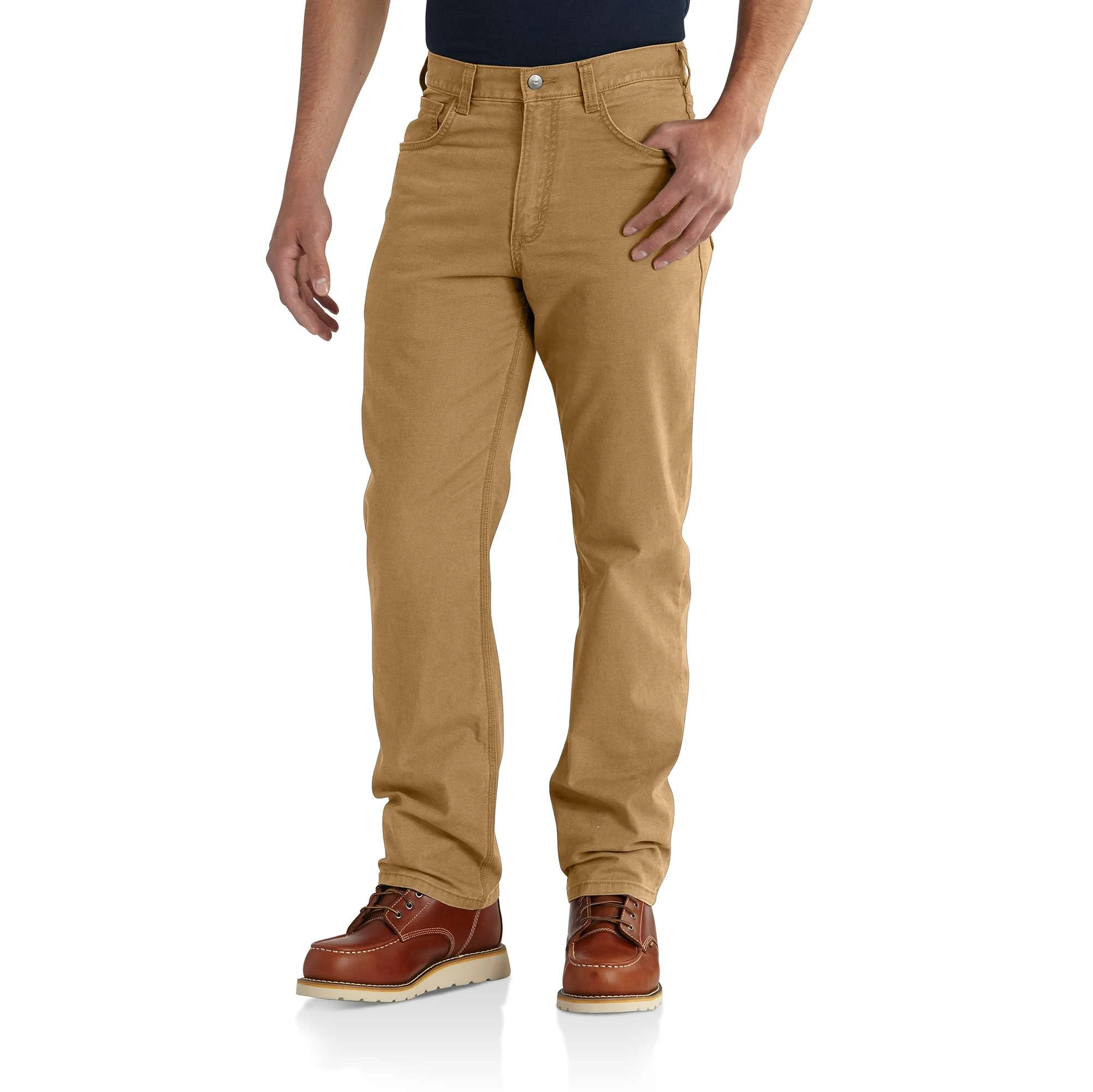 Rugged Flex® Relaxed Fit Canvas 5-Pocket Work Pant