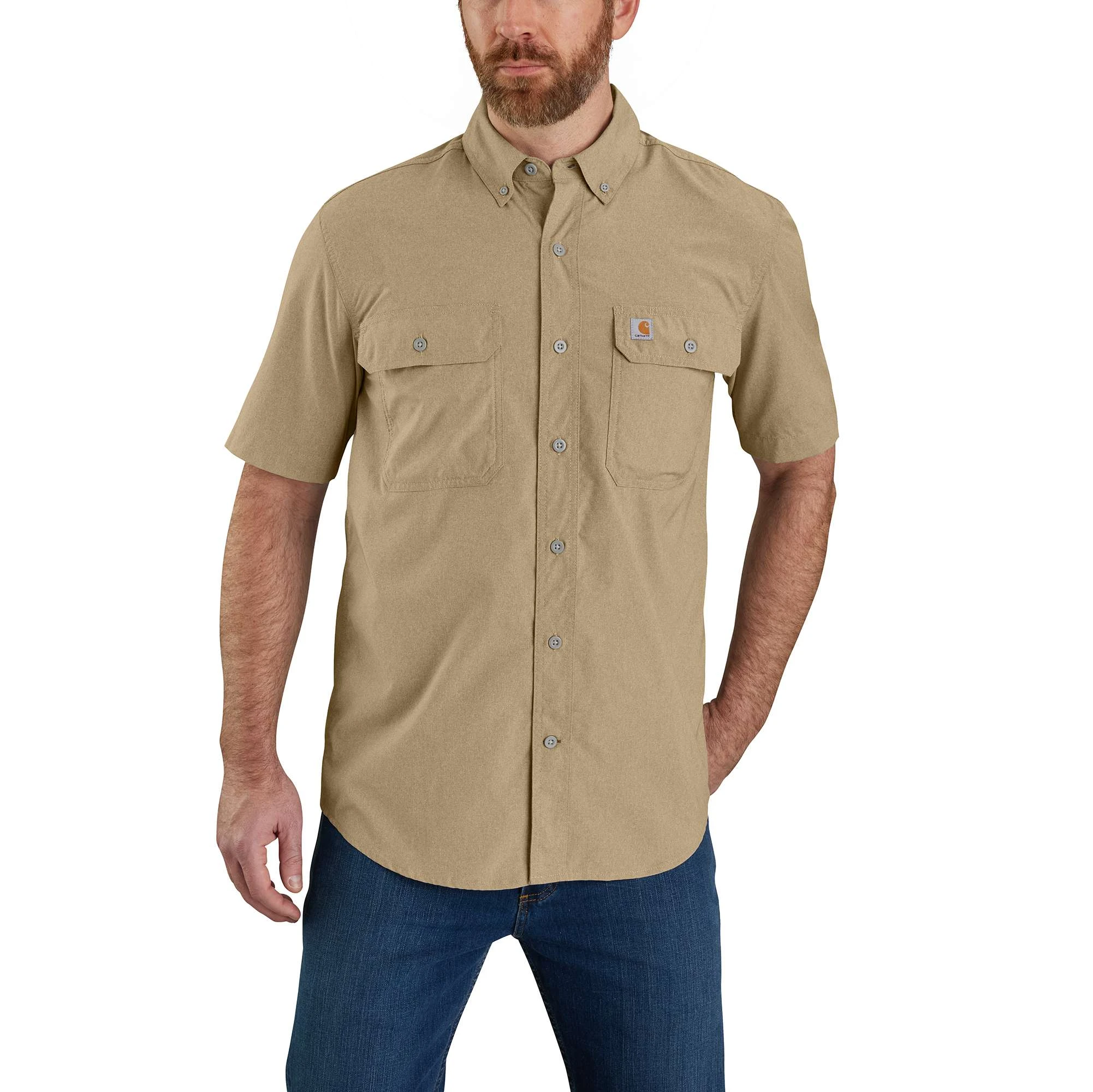 Force Relaxed Fit Lightweight Short Sleeve Shirt
