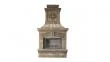 BRIGHTON FIREPLACE WITH CHIMNEY