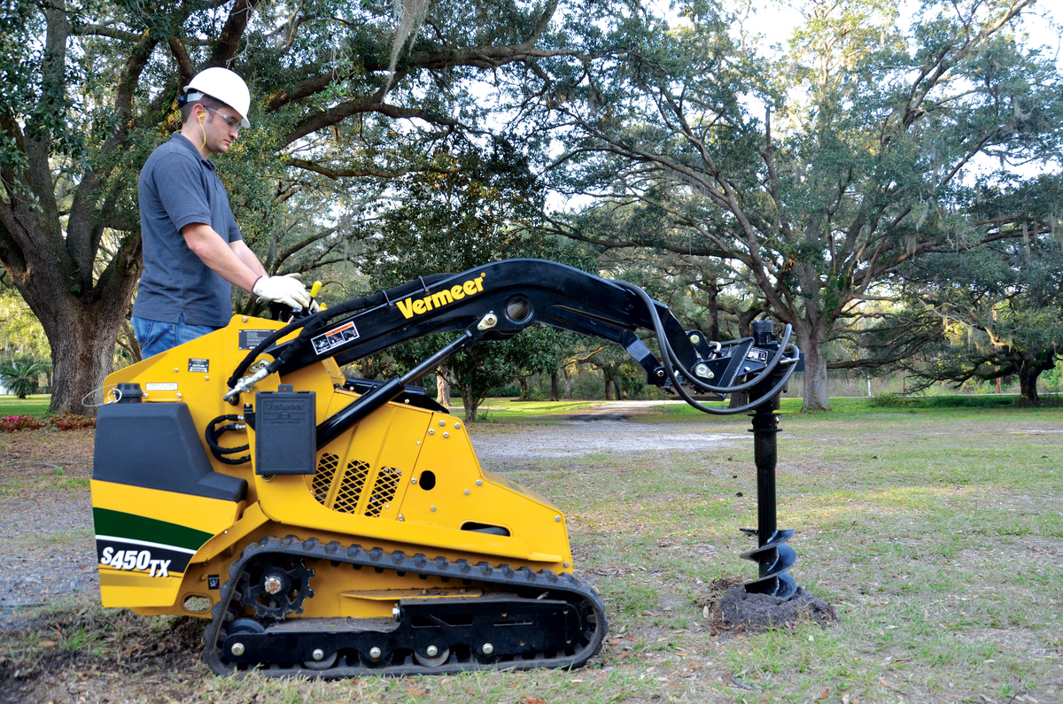 Auger Unit, Mini Skid Steer Attachment. *Auger bit Seperate*