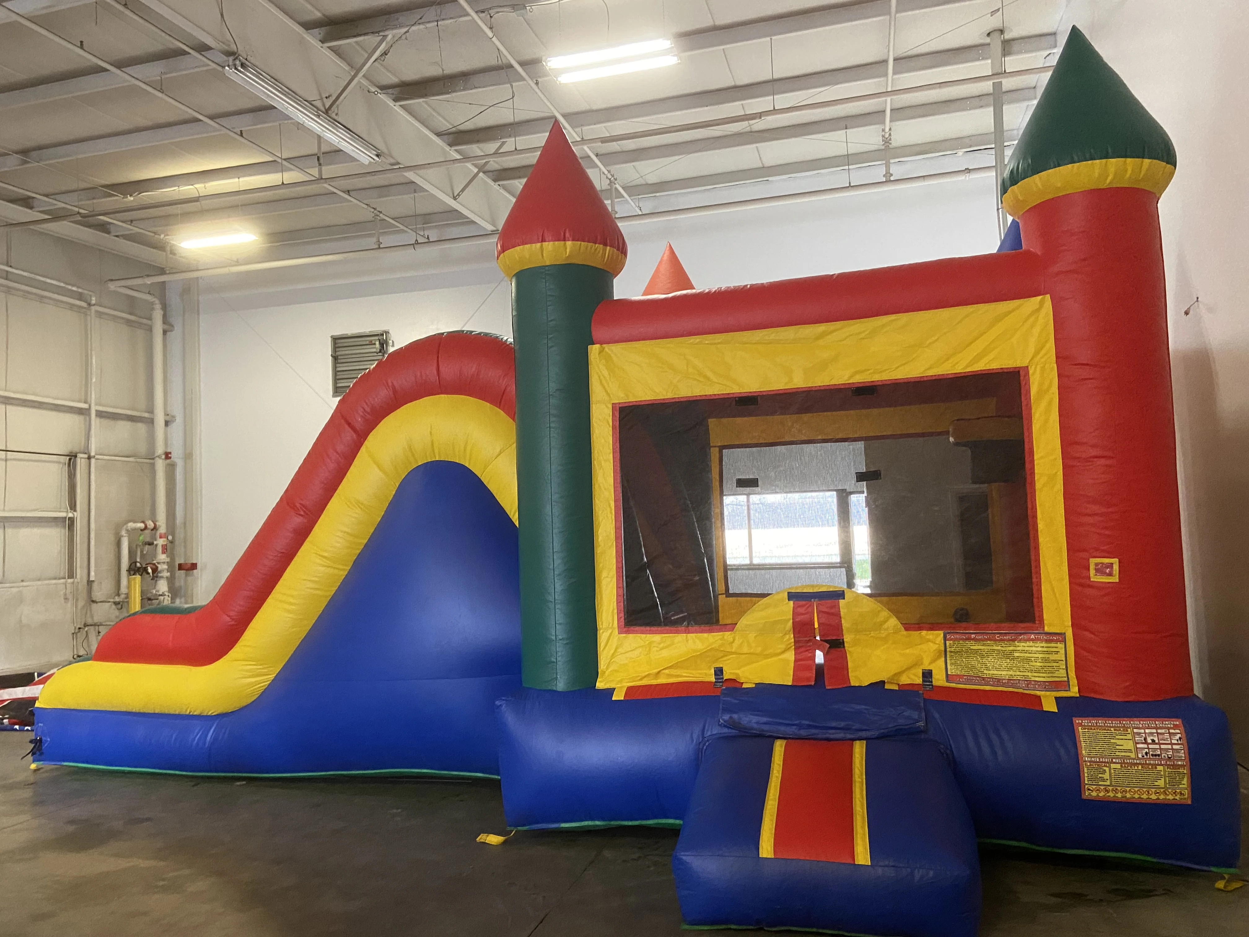 Bounce House Castle Combo - blue