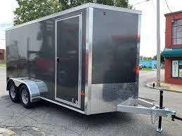 14' Enclosed Trailer - 2-5/16" Ball -6 3/4'x16'x5 1/2'  - 7