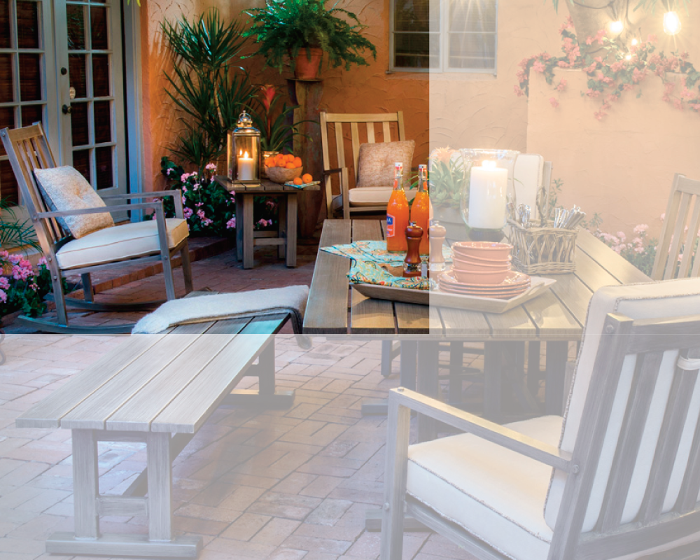 WOODLANDS 3PC BISTRO SET AGED TE