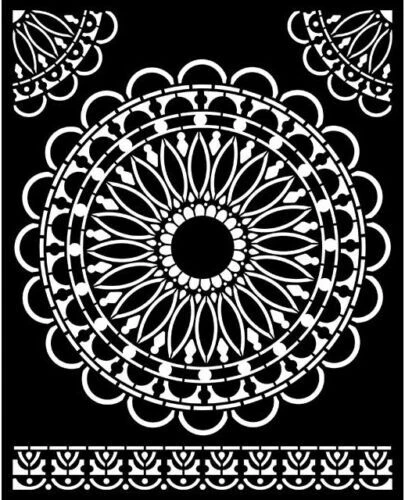 ROUND LACE STENCIL