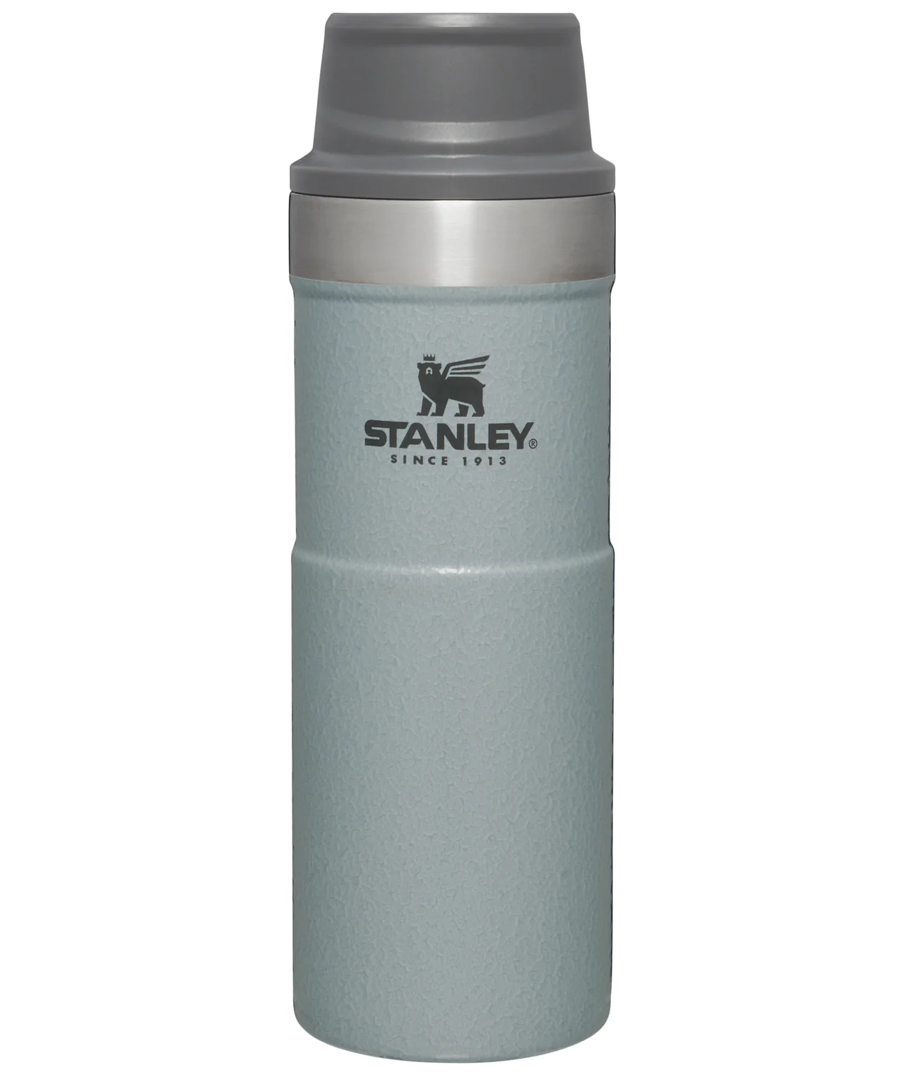 Stanley Classic 16 oz Hammertone Silver Travel Mug