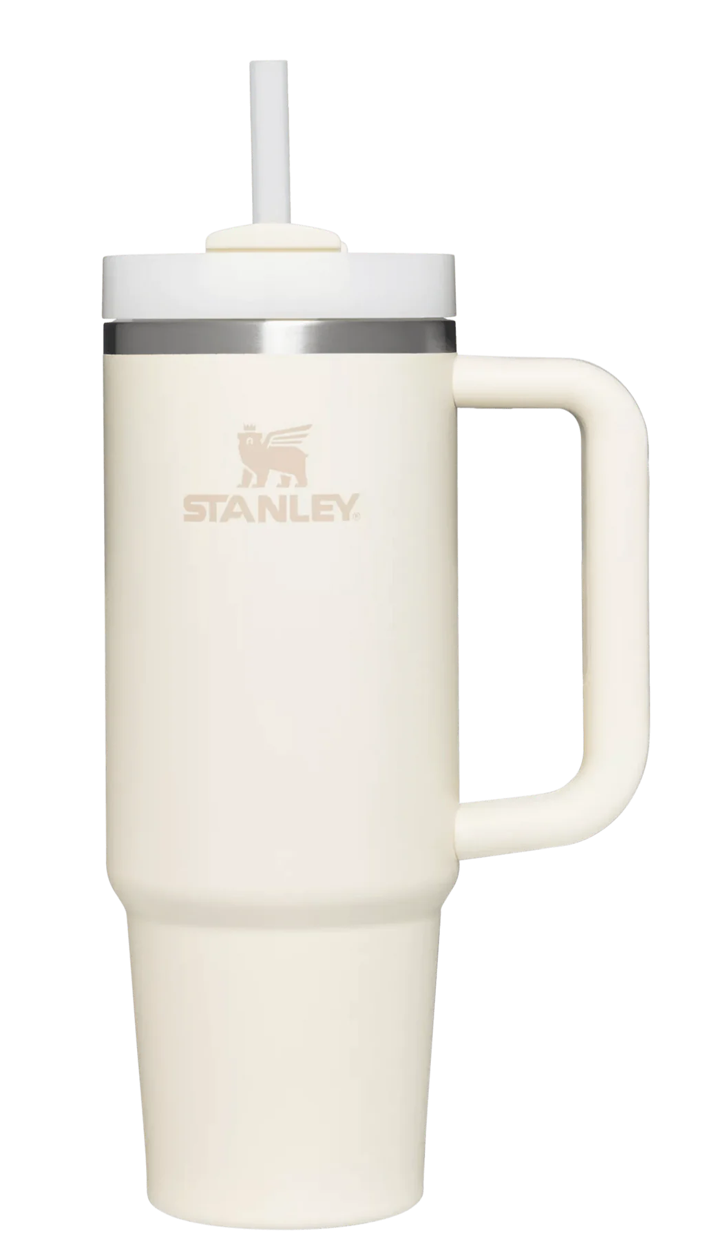 Stanley The Quencher H2.0 FlowState 30 oz Cream BPA Free Double-wall Vacuum Insulated Tumbler